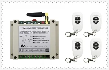 New AC220V 250V 380V 30A 2CH RF Wireless Switch Relay Receiver Remote Controllers & 4pcs White AB keys Waterproof Transmitter
New AC220V 250V 380V 30A 2CH RF Wireless Switch Relay Receiver Remote Controllers & 4pcs White AB keys Waterproof Transmitter
