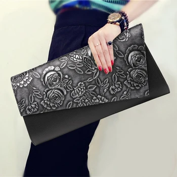 Creative Flower Pattern Genuine Leather Clutch Wallet Sent Friends Cowhide Leather Envelope Cover Shoulder Bags Purse Bag Gifts
Creative Flower Pattern Genuine Leather Clutch Wallet Sent Friends Cowhide Leather Envelope Cover Shoulder Bags Purse Bag Gifts