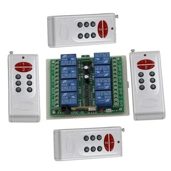 DC12V 8CH remote control switch,RF control Toggle,1 receiver + 4 RF transmitter Free shipping 3063
DC12V 8CH remote control switch,RF control Toggle,1 receiver + 4 RF transmitter Free shipping 3063