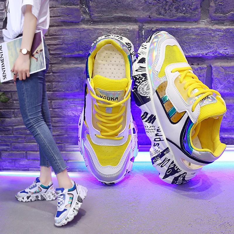 brand designer 2019 Vulcanize Female sneakers mixed colors cross-tied air mesh breathable platform Walking Footwear women shoes
brand designer 2019 Vulcanize Female sneakers mixed colors cross-tied air mesh breathable platform Walking Footwear women shoes