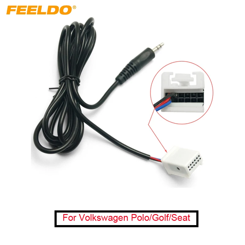 FEELDO 1Pc Car Stereo Audio 3.5mm Male AUX Adapter Cable For Volkswagen Polo/Golf/Seat Ibiza OEM Radio RCD210/310 #AM1673
FEELDO 1Pc Car Stereo Audio 3.5mm Male AUX Adapter Cable For Volkswagen Polo/Golf/Seat Ibiza OEM Radio RCD210/310 #AM1673