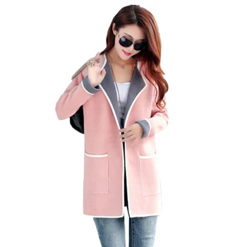 Women's New Spring Autumn Large Size Knitwear Jacket Loose Casual Color Matching Sweater Cardigan Women fashion Knit Jacket 4XL
Women's New Spring Autumn Large Size Knitwear Jacket Loose Casual Color Matching Sweater Cardigan Women fashion Knit Jacket 4XL