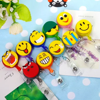 Cartoon Retractable Badge Reel High quality silicone Student Nurse Exihibiton ID Name Card Badge Holder Office Suppl
Cartoon Retractable Badge Reel High quality silicone Student Nurse Exihibiton ID Name Card Badge Holder Office Suppl