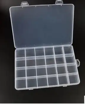 New Arrival Transparent Packaging Box with 24 Grids Slots Electronic Component Storage Tool Storage Boxes Bins 3pcs/lot
New Arrival Transparent Packaging Box with 24 Grids Slots Electronic Component Storage Tool Storage Boxes Bins 3pcs/lot