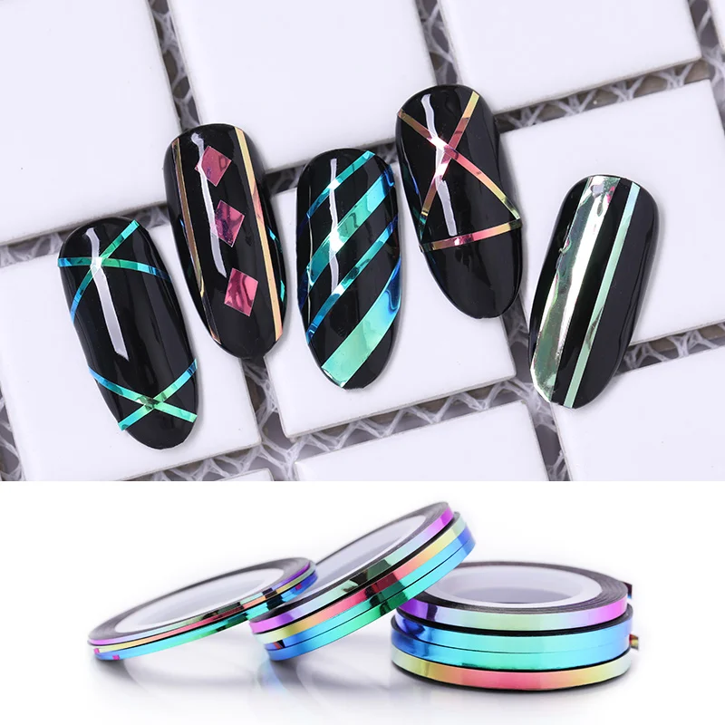 4 Rolls/Set 1mm 2mm 3mm Nail Striping Tape Line Chameleon Design Adhesive Decal Nail Art Decoration Manicure Tools
4 Rolls/Set 1mm 2mm 3mm Nail Striping Tape Line Chameleon Design Adhesive Decal Nail Art Decoration Manicure Tools