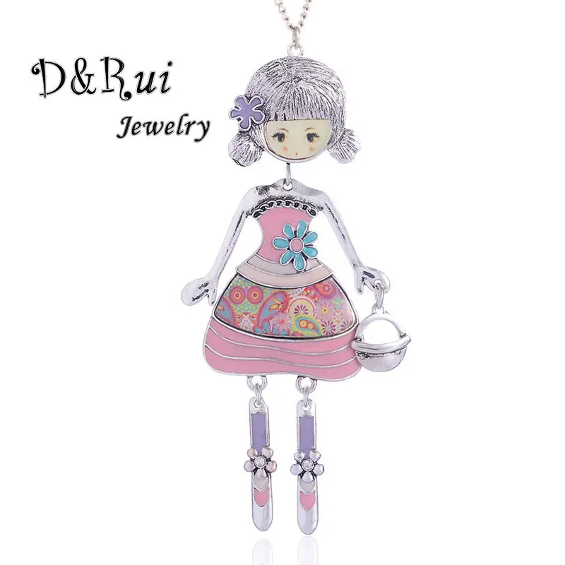 Vintage Doll Necklace Long Sweater Chains Alloy Girl Wear A Dress Trendy Pendant Jewelry For Women Statement Charm Accessories
Vintage Doll Necklace Long Sweater Chains Alloy Girl Wear A Dress Trendy Pendant Jewelry For Women Statement Charm Accessories