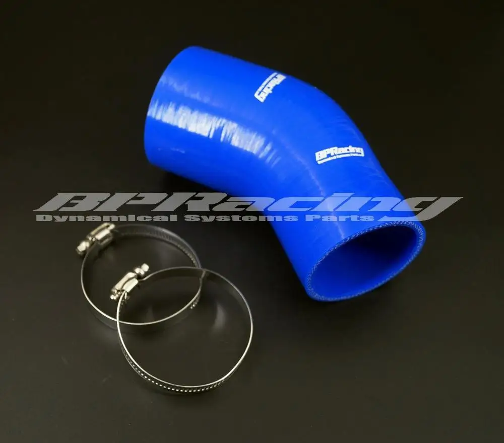 80mm to 83mm/80mm to 85mm Silicone 45 Degree elbow Reduce Hose/3.15" inch to 3.27" inch/3.15" inch to 3.35" inch/4 Layer/clamp
80mm to 83mm/80mm to 85mm Silicone 45 Degree elbow Reduce Hose/3.15" inch to 3.27" inch/3.15" inch to 3.35" inch/4 Layer/clamp
