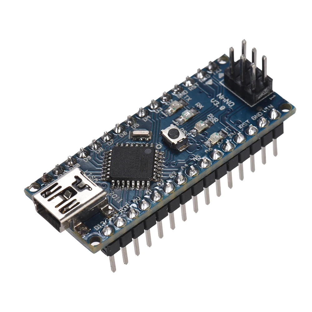 Nano V3.0 328p Development Board Expansion Card CH340 Board 328P/5V/16 MHz with 30cm USB Cable for DIY Electronic Kits
Nano V3.0 328p Development Board Expansion Card CH340 Board 328P/5V/16 MHz with 30cm USB Cable for DIY Electronic Kits