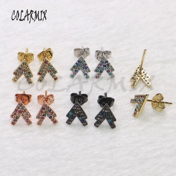 12 Pairs Wholesale cute tiny Colorful zircon earrings earrings simple style jewelry earrings gift for lady 5545
12 Pairs Wholesale cute tiny Colorful zircon earrings earrings simple style jewelry earrings gift for lady 5545