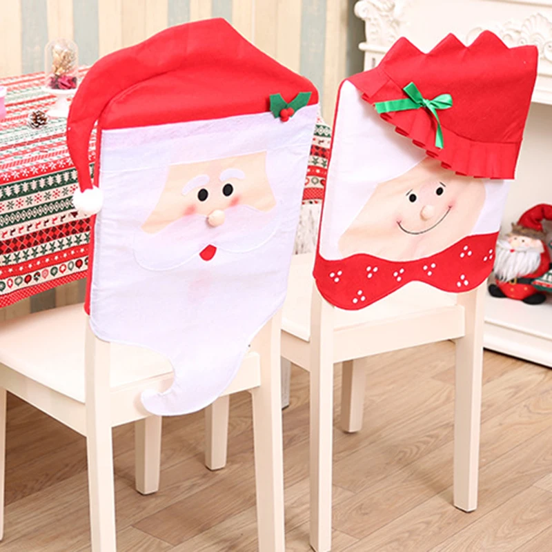 4Pcs/set Christmas Cap Chair Covers Xmas Mr&Mrs Santa Claus Red Hat Chair Back Cover For Christmas Dinner Table Party Decor
4Pcs/set Christmas Cap Chair Covers Xmas Mr&Mrs Santa Claus Red Hat Chair Back Cover For Christmas Dinner Table Party Decor