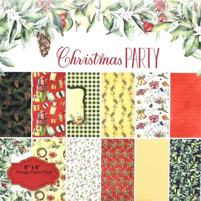 KSCRAFT 12pc Christmas party Scrapbooking Pads Paper Origami Art Background Paper Card Making DIY Scrapbook Paper Craft
KSCRAFT 12pc Christmas party Scrapbooking Pads Paper Origami Art Background Paper Card Making DIY Scrapbook Paper Craft