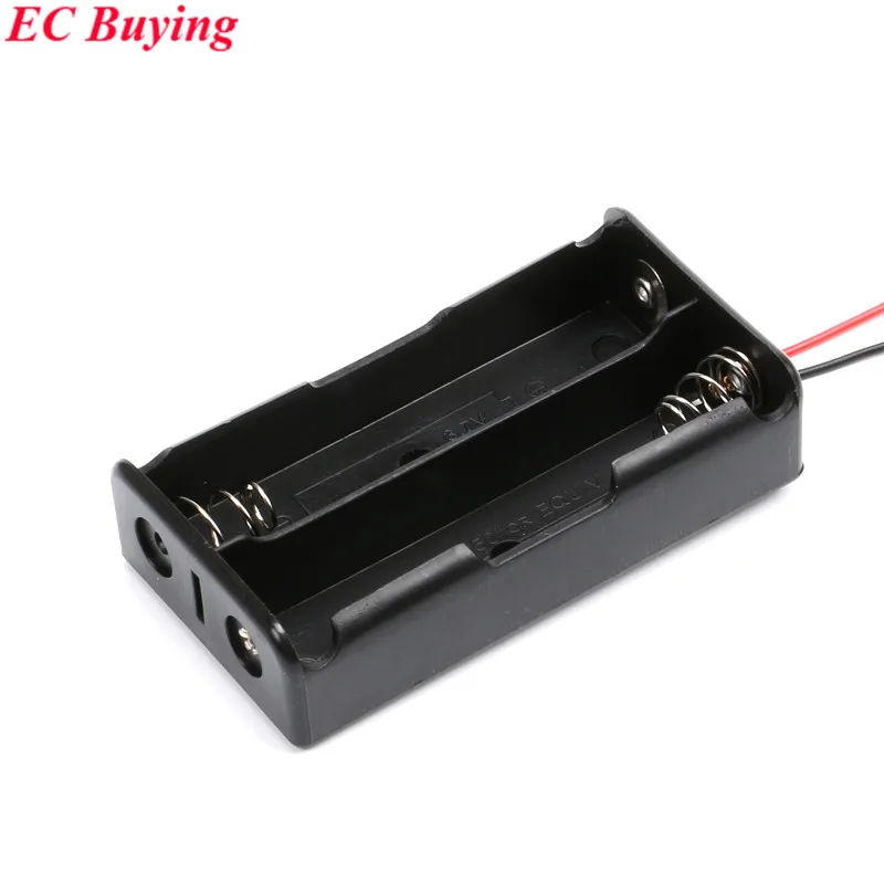5pcs/Lot 2x18650 Plastic Lithium Batteries Holder Battery Box Storage Box Case 2 Way 2*18650 for Soldering DIY With Wire Lead
5pcs/Lot 2x18650 Plastic Lithium Batteries Holder Battery Box Storage Box Case 2 Way 2*18650 for Soldering DIY With Wire Lead