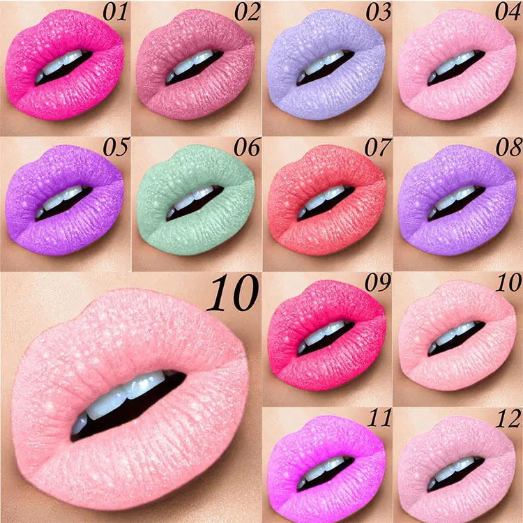 Brand Makeup Chameleon Metal Pearl Lip Gloss Matte Liquid Lipstick Waterproof Lipstick Lipstick Mate Pintalabios Mate
Brand Makeup Chameleon Metal Pearl Lip Gloss Matte Liquid Lipstick Waterproof Lipstick Lipstick Mate Pintalabios Mate