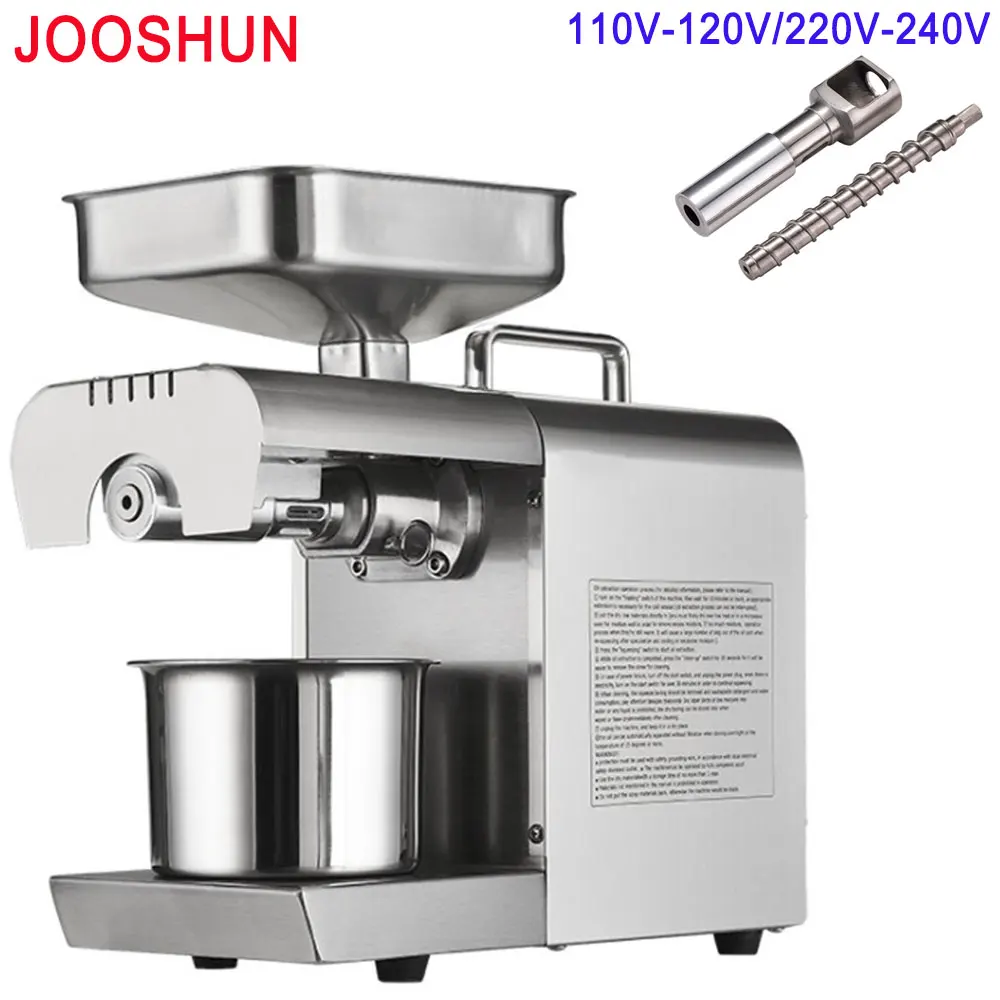 1pc Automatic Oil Press Peanut Sunflower Linseed Nuts Seeds Oil Pressed Expeller Vegetable Plant Oil Extractor Machine for Home
1pc Automatic Oil Press Peanut Sunflower Linseed Nuts Seeds Oil Pressed Expeller Vegetable Plant Oil Extractor Machine for Home