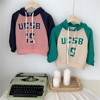 2-8Y Children's Cotton Raglan Hoodies Baby Letter Printed Hoohed Sweatshirt for Girls Boys Baby Thicken Long Sleeve Hoodie Tops
2-8Y Children's Cotton Raglan Hoodies Baby Letter Printed Hoohed Sweatshirt for Girls Boys Baby Thicken Long Sleeve Hoodie Tops