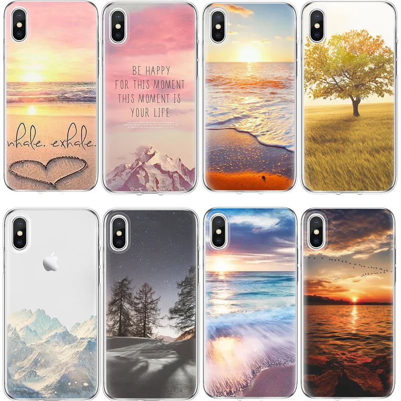 Scenery TPU Phone Case For iPhone X 10 6 6S 7 8 Plus 11 Pro XR XS Max Sunset Cover For iPhone 5 5S 5C SE 4 4S 7Plus 8Plus Funda
Scenery TPU Phone Case For iPhone X 10 6 6S 7 8 Plus 11 Pro XR XS Max Sunset Cover For iPhone 5 5S 5C SE 4 4S 7Plus 8Plus Funda
