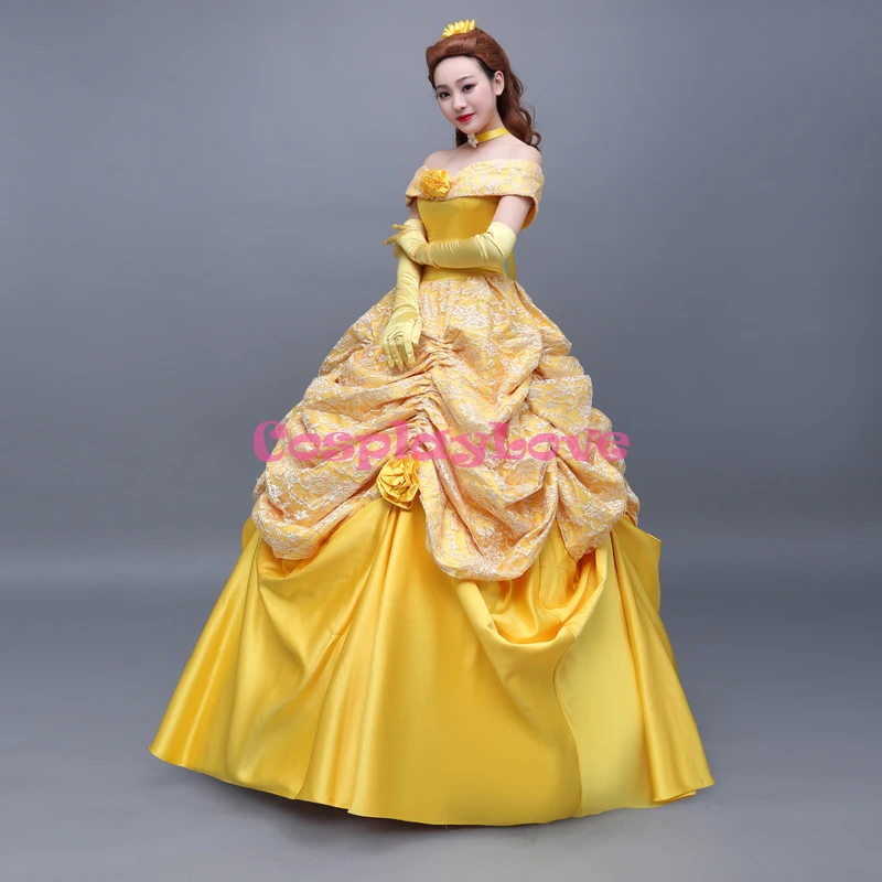 CosplayLove Custom Made Beauty and the Beast Cosplay Belle Princess Cosplay Dress Cosplay Costume For Kid Adult Women (12)