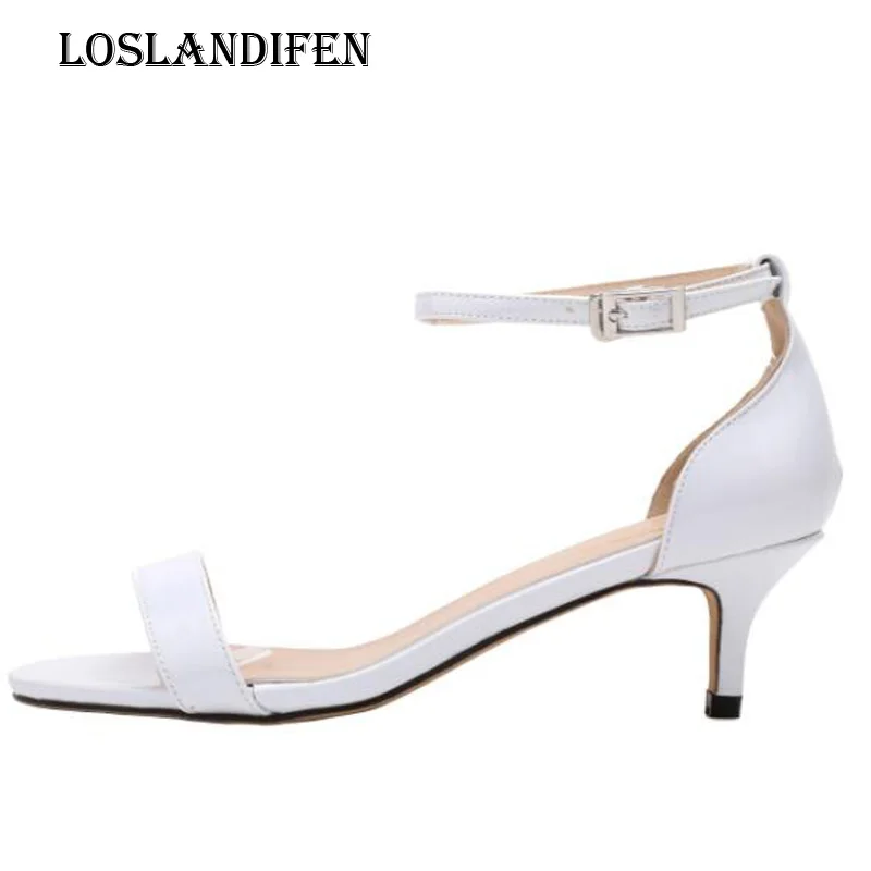 Loslandifen Women Pu Leather Ankle Buckle Strap Sandals Fashion Ladies Sexy Plus Size 35-42 Office High Heel Sandals Shoes
Loslandifen Women Pu Leather Ankle Buckle Strap Sandals Fashion Ladies Sexy Plus Size 35-42 Office High Heel Sandals Shoes