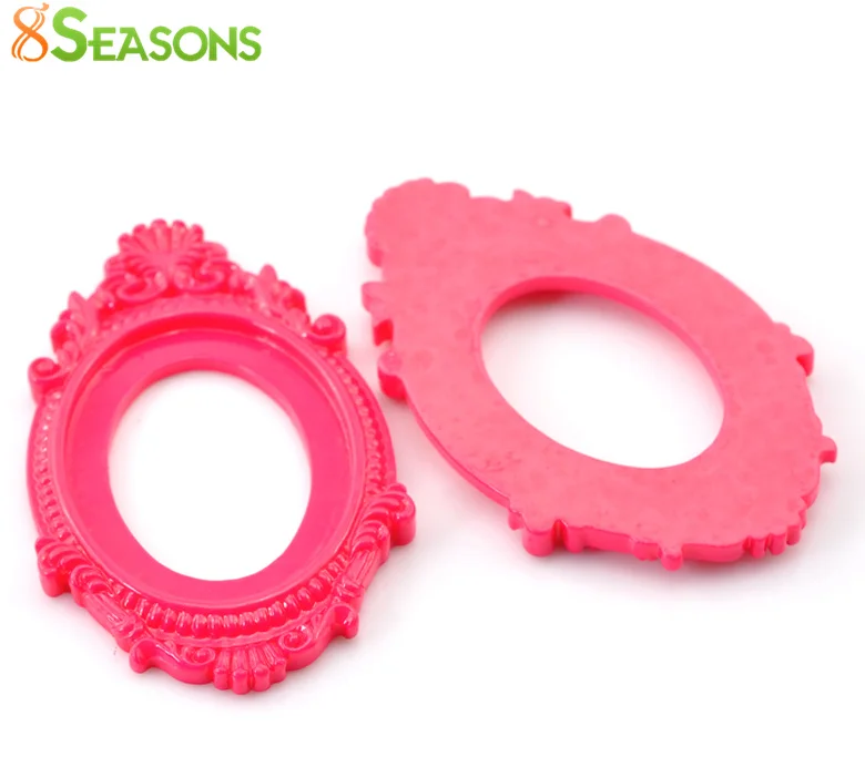 8SEASONS 10PCs Fuchsia Resin Oval Cabochon Frame Settings Embellishment 6.6x4cm(Fit 4x3cm) (B21471)
8SEASONS 10PCs Fuchsia Resin Oval Cabochon Frame Settings Embellishment 6.6x4cm(Fit 4x3cm) (B21471)