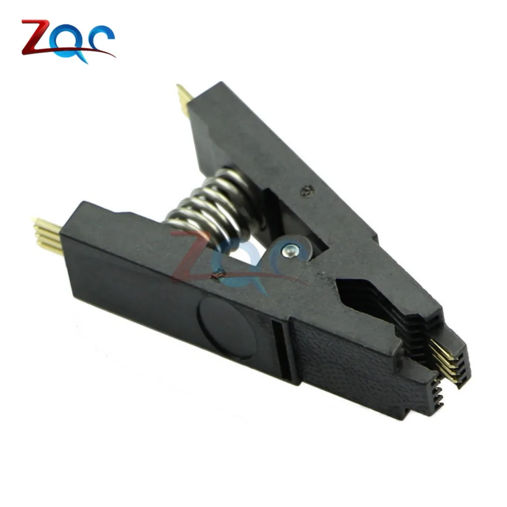 Программатор тестовый зажим SOP8 SOP SOIC 8 SOIC8 DIP8 DIP Pin BIOS/24/25/93 флэш чип IC сокет Adpter