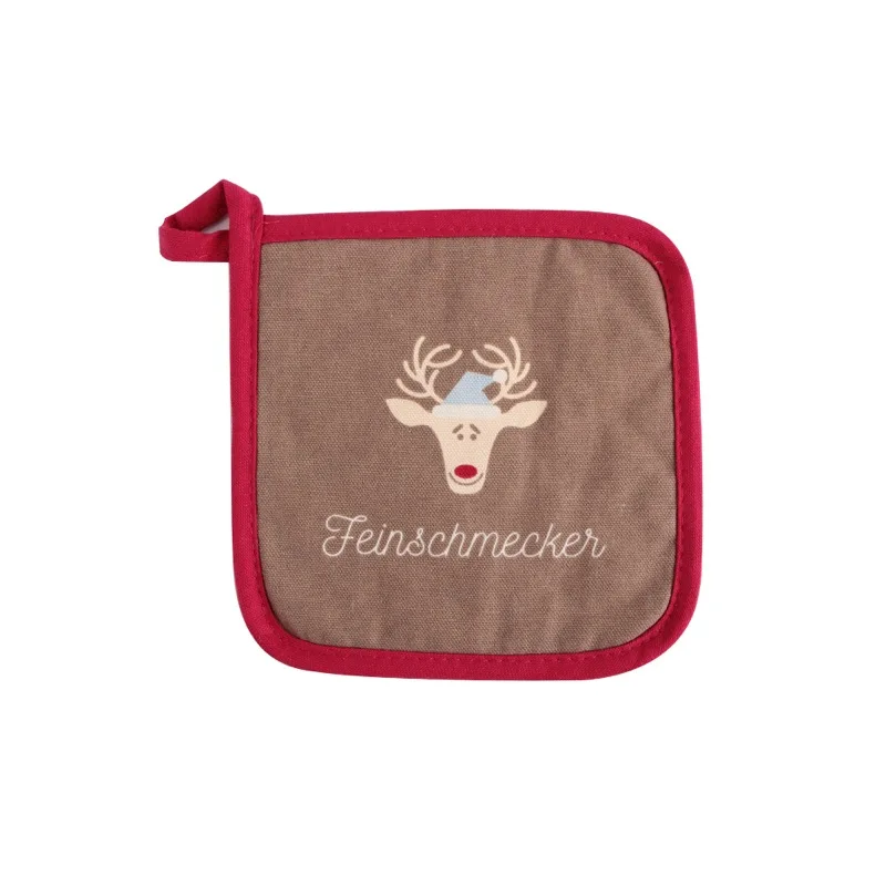 1pcs Chirstmas Elk Children Table Pot Holder, Oven Mitts, 100% Cotton, Top Cloth Material, Holder Heat Resistant Pad, Om009
1pcs Chirstmas Elk Children Table Pot Holder, Oven Mitts, 100% Cotton, Top Cloth Material, Holder Heat Resistant Pad, Om009