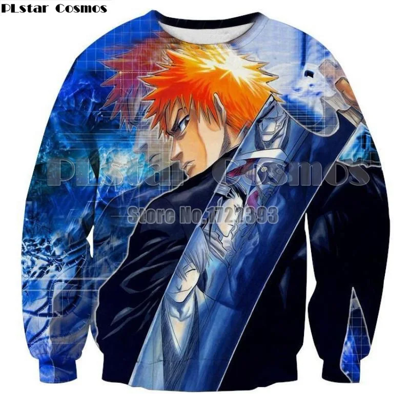 PLstar Cosmos Brand Unisex Autumn Sweatshirt Anime Bleach Kurosaki Ichigo/Ishida Uryuu 3d Printed Sweatshirts Streetwear S-5XL
PLstar Cosmos Brand Unisex Autumn Sweatshirt Anime Bleach Kurosaki Ichigo/Ishida Uryuu 3d Printed Sweatshirts Streetwear S-5XL