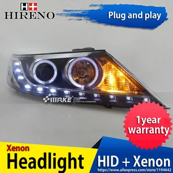 Hireno Headlamp for 2010-2012 KIA Sorento Headlight Headlight Assembly LED DRL Angel Lens Double Beam HID Xenon 2pcs
Hireno Headlamp for 2010-2012 KIA Sorento Headlight Headlight Assembly LED DRL Angel Lens Double Beam HID Xenon 2pcs
