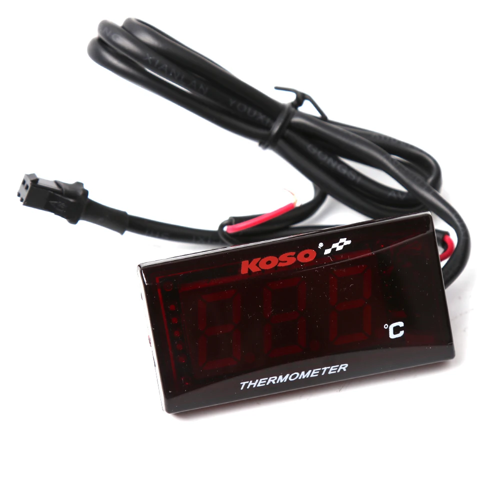 RedBlue Universal Motorcycle Accessories Instruments Thermometer Water Temp Temperature Gauge Meter For Racing Scooter (6)