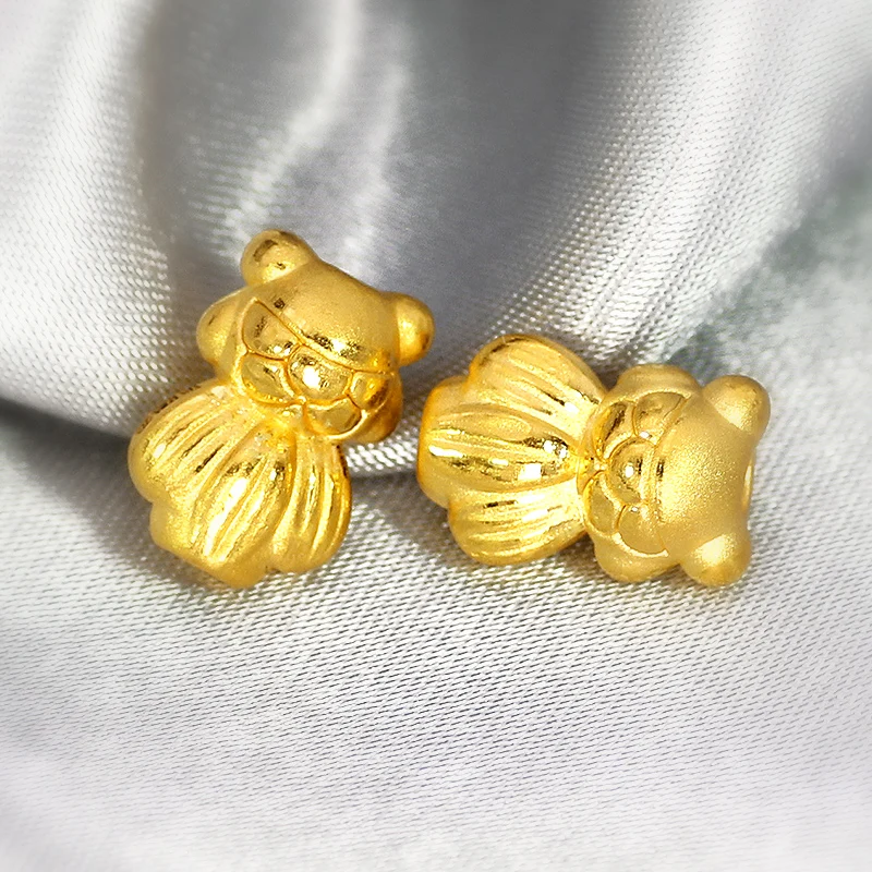 1PCS Pure 24K Yellow Gold Pendant Woman's Lucky Fortune Small Fish Pendant (Very small))0.5-0.6g
1PCS Pure 24K Yellow Gold Pendant Woman's Lucky Fortune Small Fish Pendant (Very small))0.5-0.6g