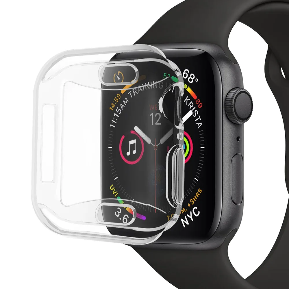 Ultra-thin Soft TPU Protection Silicone Case Cover For Apple Watch Series 4 40MM 44MM
Ultra-thin Soft TPU Protection Silicone Case Cover For Apple Watch Series 4 40MM 44MM
