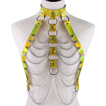 Wholesale Sexy Bra Jewelry Bikini Layered PU Leather Harness Belts Bra Bondage Goth Suspender Punk Backless Body Jewelry Women
Wholesale Sexy Bra Jewelry Bikini Layered PU Leather Harness Belts Bra Bondage Goth Suspender Punk Backless Body Jewelry Women