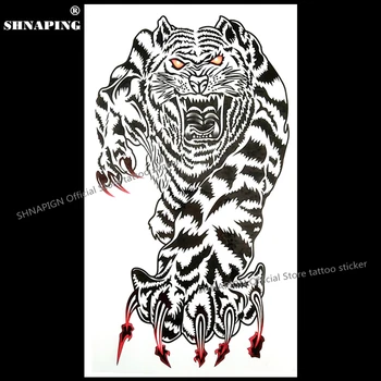 SHNAPIGN Crazy Rage Tiger Temporary Tattoo Body Art Arm Flash Tattoo Stickers 17*10cm Waterproof Fake Henna Painless Sticker
SHNAPIGN Crazy Rage Tiger Temporary Tattoo Body Art Arm Flash Tattoo Stickers 17*10cm Waterproof Fake Henna Painless Sticker