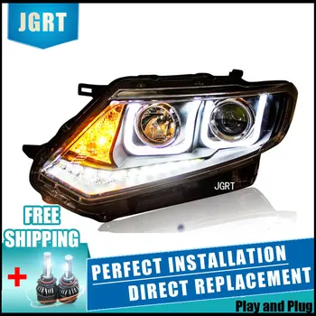 2PCS LED Headlights For Nissan X-Trail 14-15 Car Led Lights Double Xenon Lens Car Accessories Daytime Running Lights
2PCS LED Headlights For Nissan X-Trail 14-15 Car Led Lights Double Xenon Lens Car Accessories Daytime Running Lights