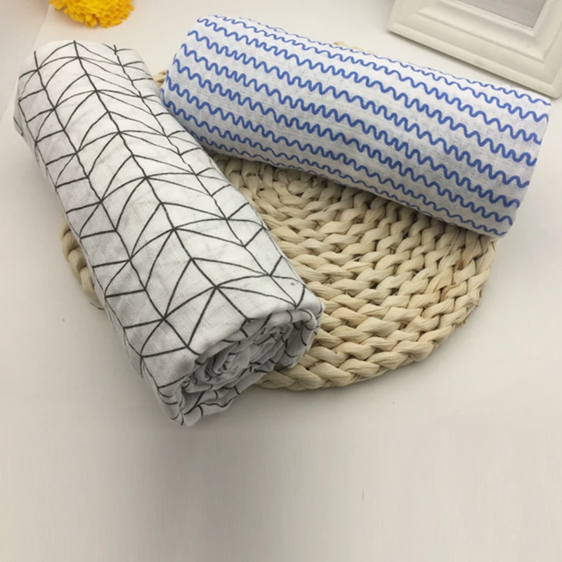 Newborn muslin Swaddle blanket Baby Cotton Gauze Infant swaddling Blanket bedding kids Bath Towel pattern 120*120cm
Newborn muslin Swaddle blanket Baby Cotton Gauze Infant swaddling Blanket bedding kids Bath Towel pattern 120*120cm