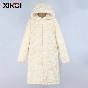 XIKOI Winter Women Hooded Faux Fur Coat Fashion Female Long Thicken Warm Jacket Coat Warm Long-sleeved Loose Coat Plus Size
XIKOI Winter Women Hooded Faux Fur Coat Fashion Female Long Thicken Warm Jacket Coat Warm Long-sleeved Loose Coat Plus Size