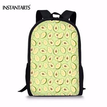 INSTANTARTS Cute Cartoon Fruit Avocado Printing Girls Backpacks Primary School Student Yellow Bagpacks Casual Children Schoolbag
INSTANTARTS Cute Cartoon Fruit Avocado Printing Girls Backpacks Primary School Student Yellow Bagpacks Casual Children Schoolbag
