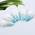 Rosalind Acrylic powder Set Nail Kit 3 Colors Carving Nail Art Gel For Extension Manicure Tools Set Acrylic powder for Nails