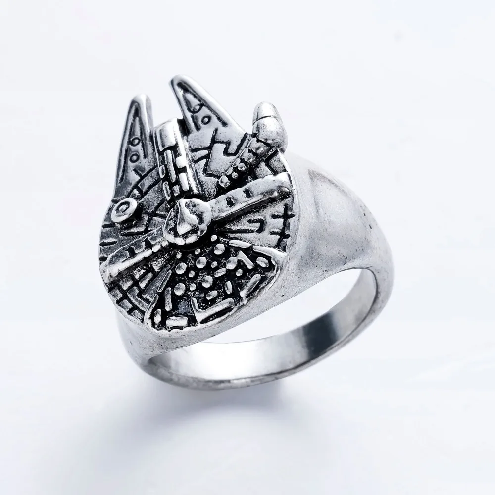 Best Star Wars Rings Men Fashion Jewelry Party Accessories Antique Silver Anakin Skywalker Millennium Falcon Rings Women Gift
Best Star Wars Rings Men Fashion Jewelry Party Accessories Antique Silver Anakin Skywalker Millennium Falcon Rings Women Gift