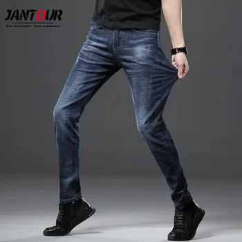 Jantour 2020 New Men'S Classic Jeans Brand Straight Homme Jean Slim Fashion Distressed Design Biker Pants male Fit Blue Regular
Jantour 2020 New Men'S Classic Jeans Brand Straight Homme Jean Slim Fashion Distressed Design Biker Pants male Fit Blue Regular