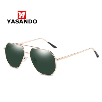 YASANDO Brand Pilot Polarized Sunglasses Men/Women Mirror Metal Frame Male Sun Glasses Unisex Eyewear Gafas De Sol UV400 GS6061
YASANDO Brand Pilot Polarized Sunglasses Men/Women Mirror Metal Frame Male Sun Glasses Unisex Eyewear Gafas De Sol UV400 GS6061