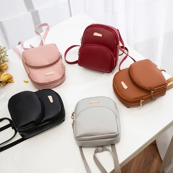 New Women Fashion PU Leather Small Backpack Girls Students Cute Rucksack Crossbody Shoulder Bag Two Way
New Women Fashion PU Leather Small Backpack Girls Students Cute Rucksack Crossbody Shoulder Bag Two Way