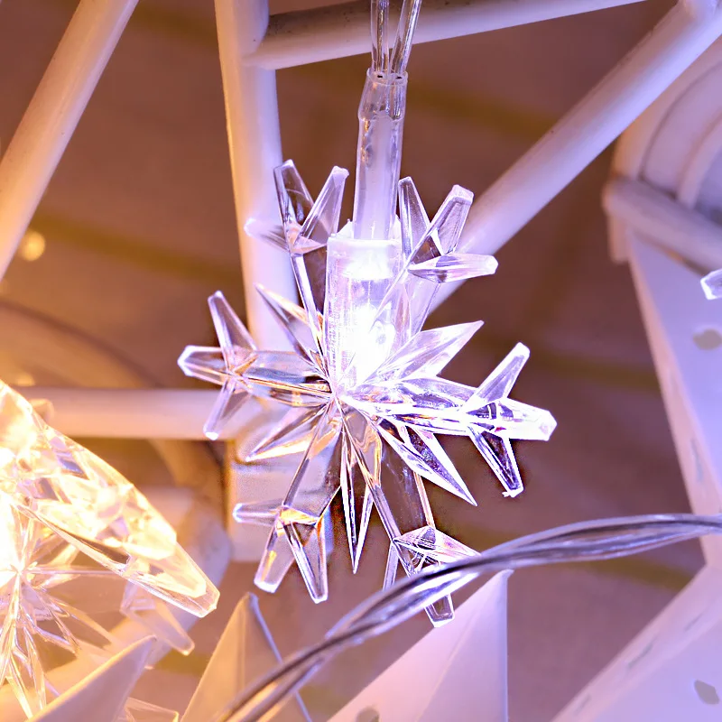 5m Snowflakes Christmas Tree Led Fairy Light Strings Xmas Party Garden Garland Wedding House Decorations Suitable For New Year
5m Snowflakes Christmas Tree Led Fairy Light Strings Xmas Party Garden Garland Wedding House Decorations Suitable For New Year