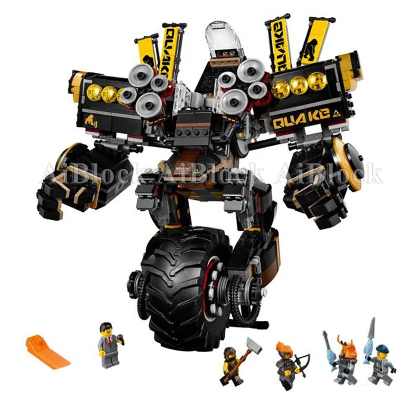 70632 Ninja Quake Mech Robots Model Building Blocks 1346 Piece Bricks Boys birthday Gifts Kids Educational Toys Ffor Children
70632 Ninja Quake Mech Robots Model Building Blocks 1346 Piece Bricks Boys birthday Gifts Kids Educational Toys Ffor Children