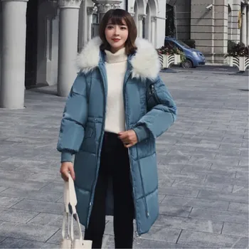 Fashion autumn winter thickening long section cotton clothing casual loose straight hooded 5 color Large size bread service coat
Fashion autumn winter thickening long section cotton clothing casual loose straight hooded 5 color Large size bread service coat