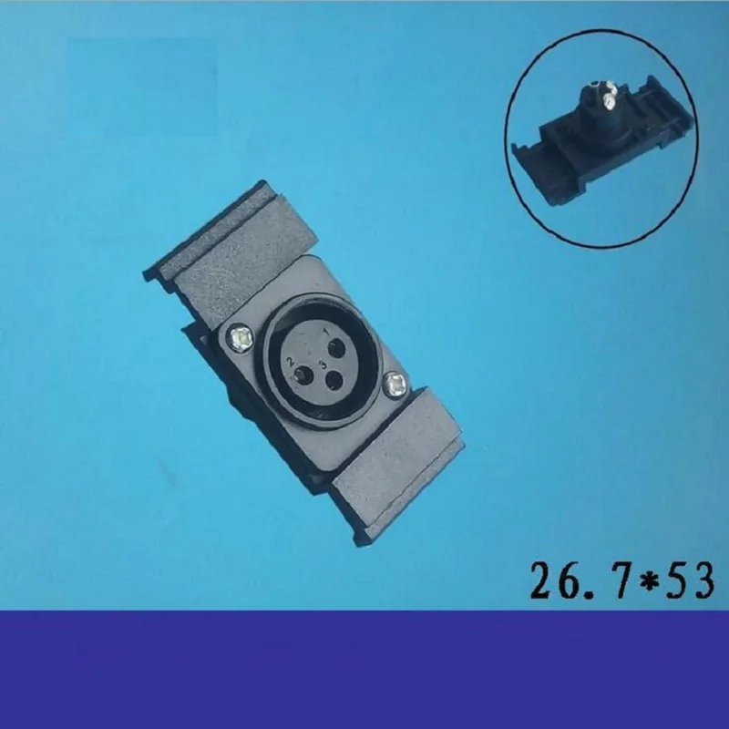 3PIN XLR Female Card male mother microphone socket Table top socket accessories Welding multimedia weak current connector module
3PIN XLR Female Card male mother microphone socket Table top socket accessories Welding multimedia weak current connector module