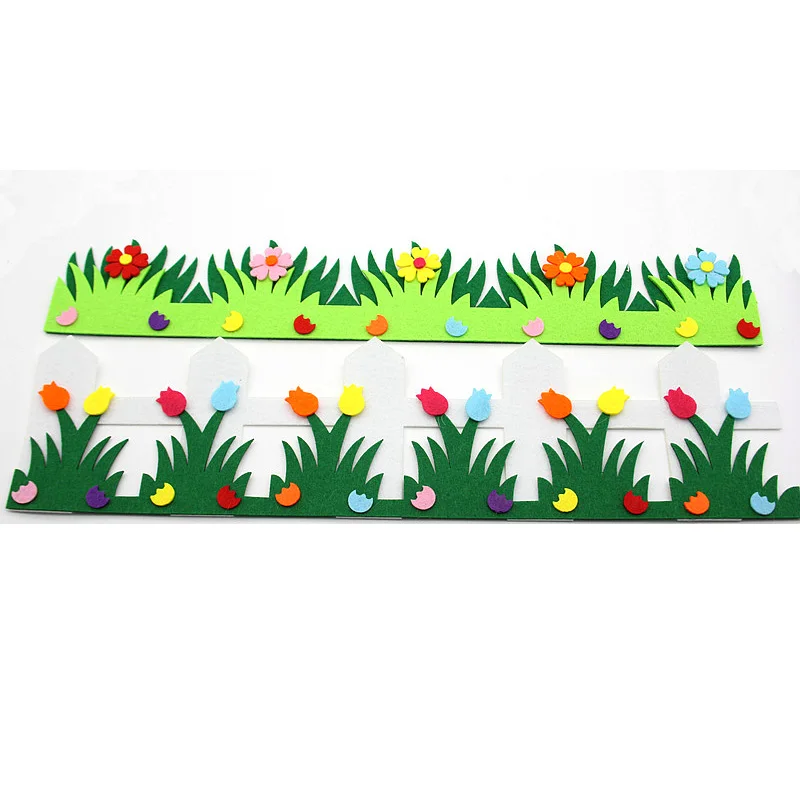 Flower Fence Felt Cloth Material DIY Free Cutting Cute Pendant Green Grass For Home Decoration Children Roon Decoration New Hot
Flower Fence Felt Cloth Material DIY Free Cutting Cute Pendant Green Grass For Home Decoration Children Roon Decoration New Hot