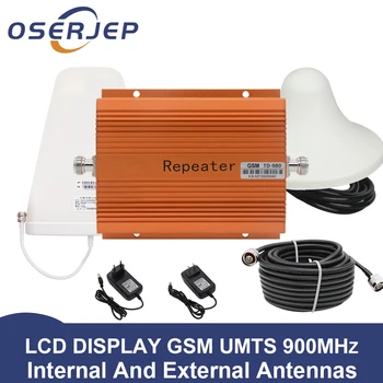 led Screen display GSM 900Mhz umts 2G/3Gcelular MOBILE PHONE Signal Repeater booster,900MHz amplifier + LPDA /Ceiling Antenna