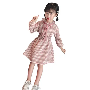 Plaid Princess Bow Tie Patchwork Girls Dress Long Sleeve Autumn Children Christmas Slim Dress Kids Dresses for Girls Clothing
Plaid Princess Bow Tie Patchwork Girls Dress Long Sleeve Autumn Children Christmas Slim Dress Kids Dresses for Girls Clothing