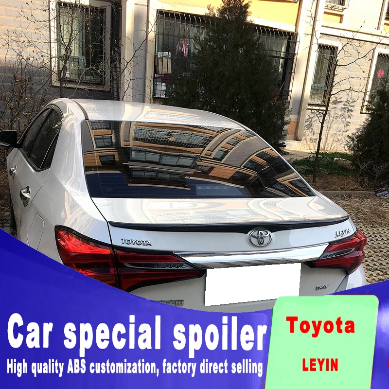 2016 corolla levin car tail wings spoiler high quality streamline stable spoiler tailor-made DIY color spoilers
2016 corolla levin car tail wings spoiler high quality streamline stable spoiler tailor-made DIY color spoilers