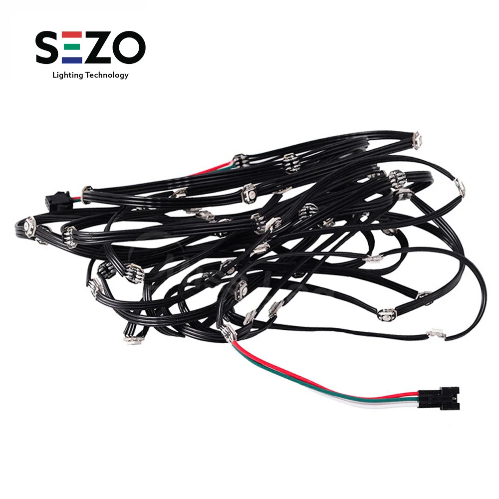 WS2812B RGB LED Module String Pre-Soldered Nodes 12cm Wire Addressable Individually Panel 5050 SMD RGB with Heatsink Board 5V
WS2812B RGB LED Module String Pre-Soldered Nodes 12cm Wire Addressable Individually Panel 5050 SMD RGB with Heatsink Board 5V
